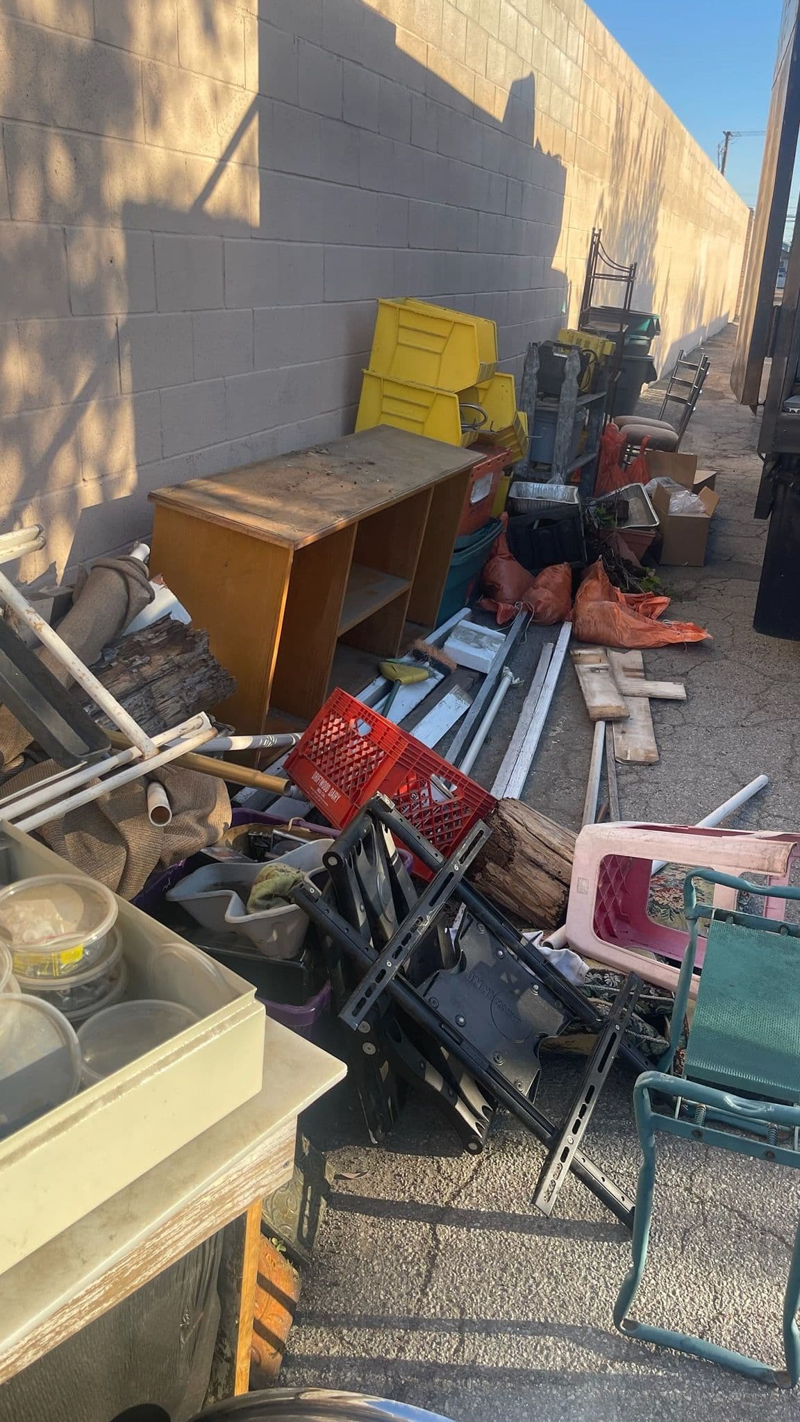 Garden Junk Clearing Project in Santa Ana